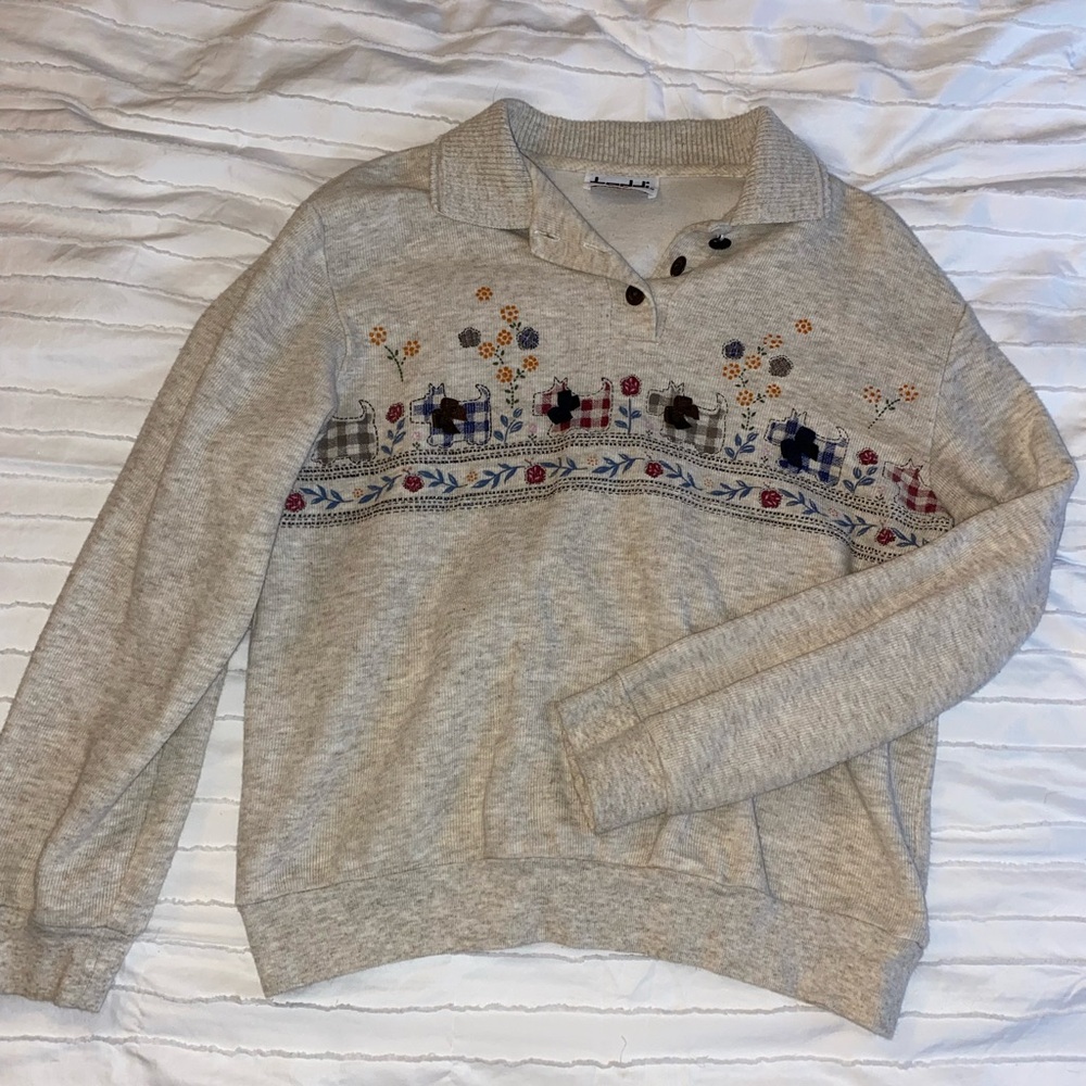 Vintage Embroidered Sweater